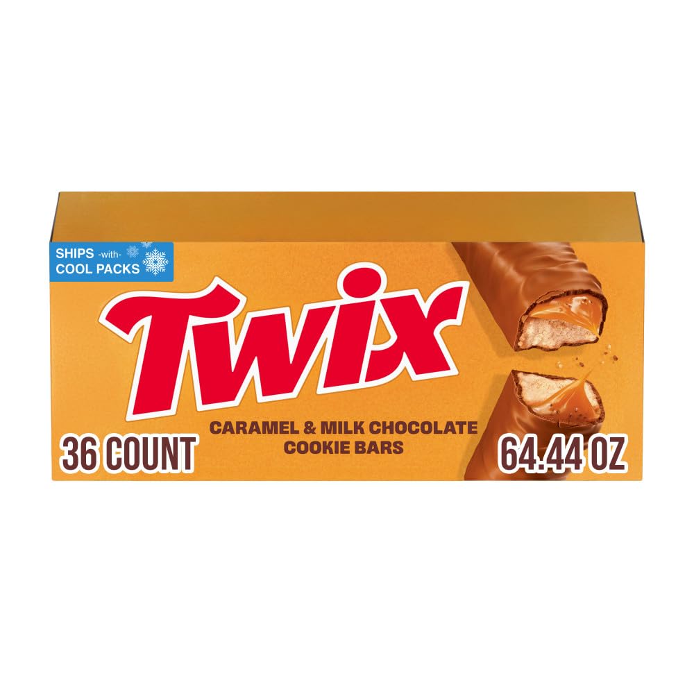 TWIX front packaging showing bulk 36-count box and brand