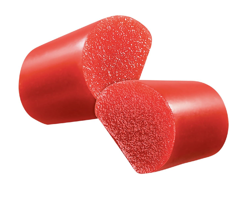Bowl of Twizzlers Cherry Nibs at a party, brand adds colorful snack variety