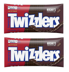 Twizzlers front packaging showing two 12 oz bags and convenient resealable design
