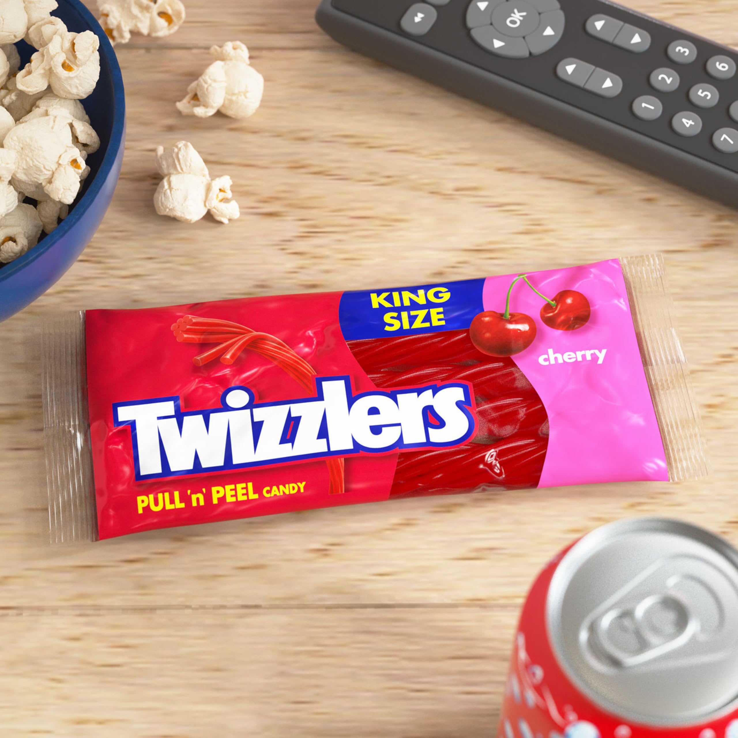 Twizzlers party bowl display, brand visible and perfect for event distribution