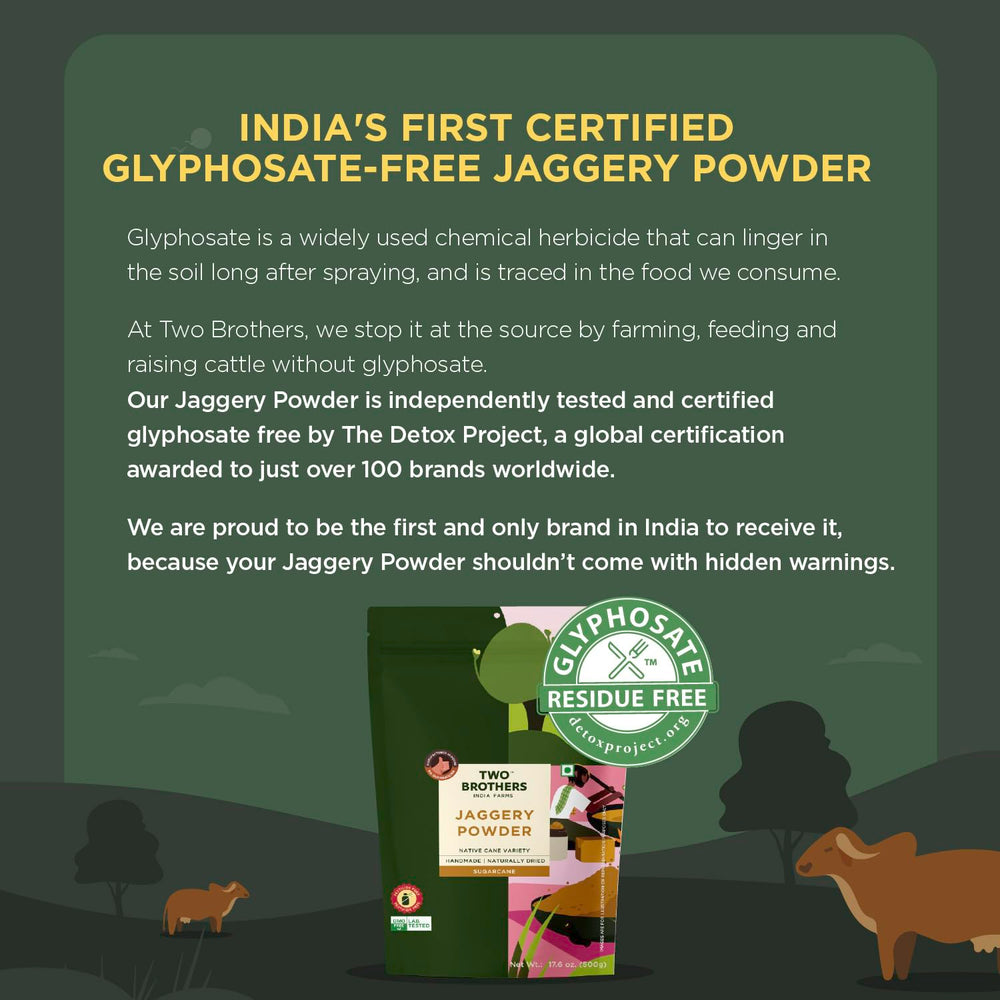 Two Brothers India Farms jaggery on a breakfast table adding wholesome sweetness