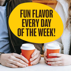 Two Rivers Coffee brewing in a Keurig-compatible machine for quick convenience