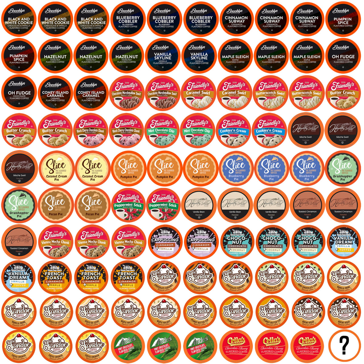 Two Rivers Coffee front packaging showing variety pack and count benefits