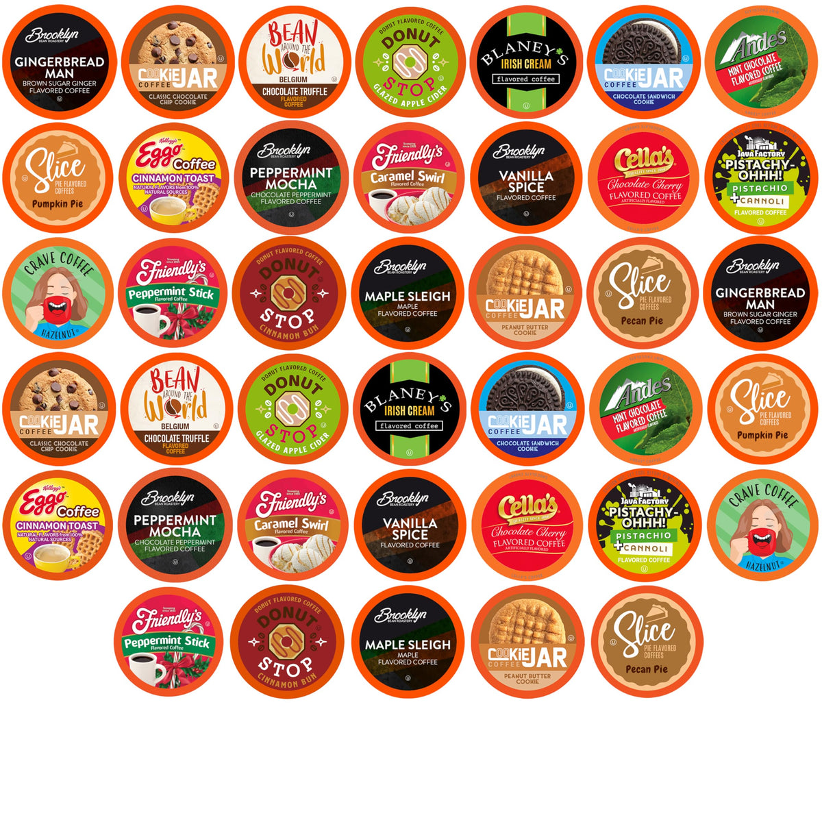 Two Rivers Coffee front packaging showing festive sampler benefits