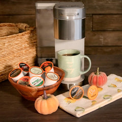 Two Rivers Coffee K-Cup close-up displaying capsule detail and convenience
