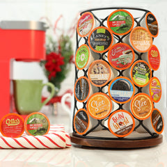 Two Rivers Coffee pod close-up top view highlighting sealed freshness