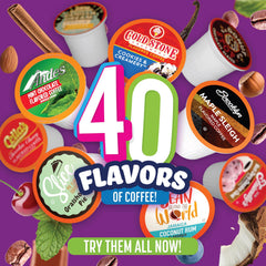 Close-up of Two Rivers Coffee pod texture and sealed lid for freshness