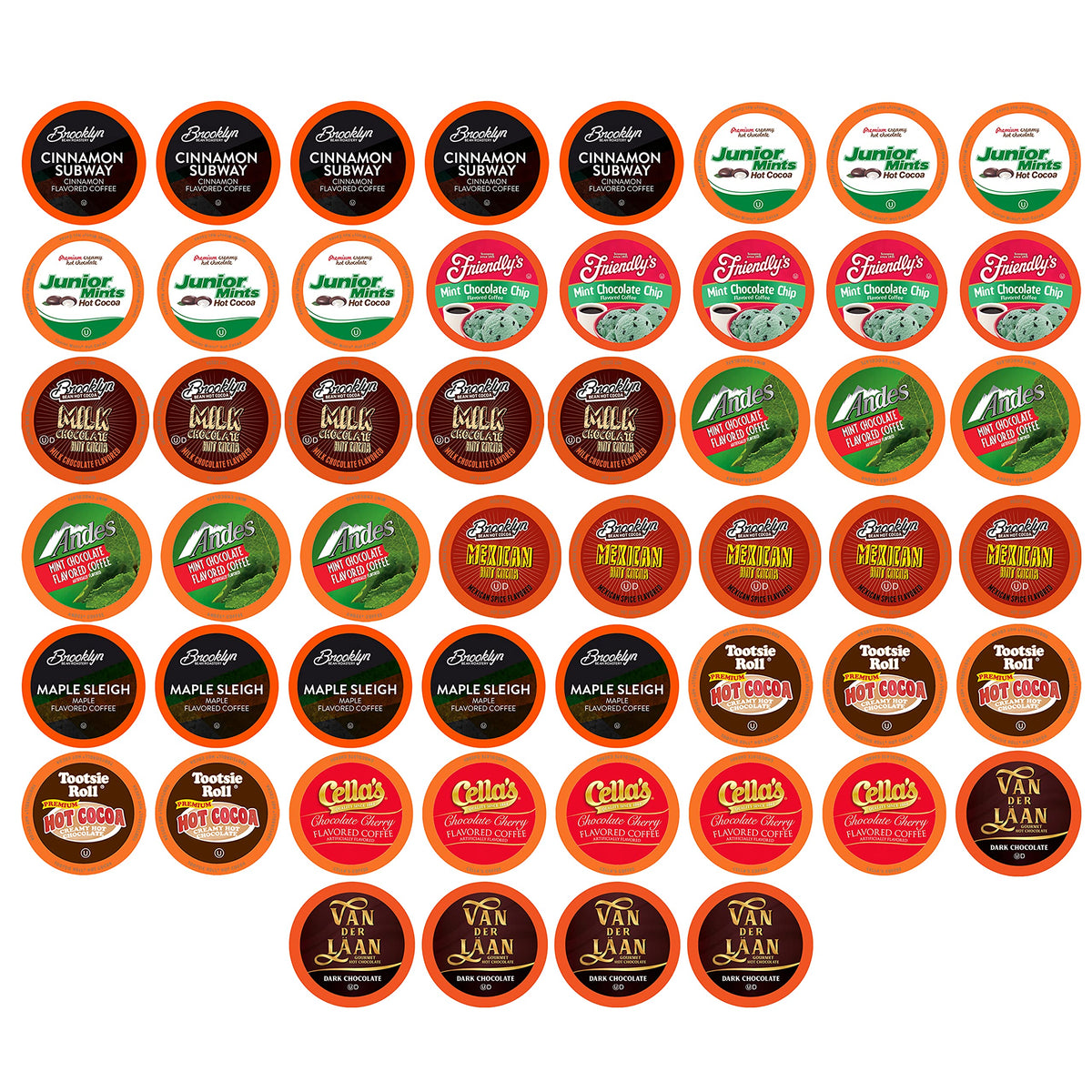 Two Rivers front packaging showing assorted pods and benefits