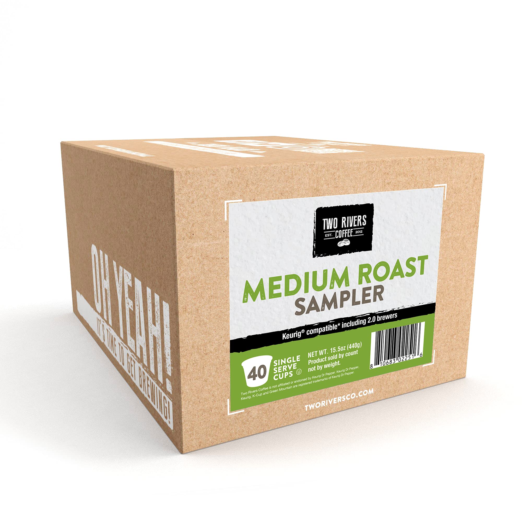 Two Rivers pod close-up highlighting sealed pod freshness and consistent flavor