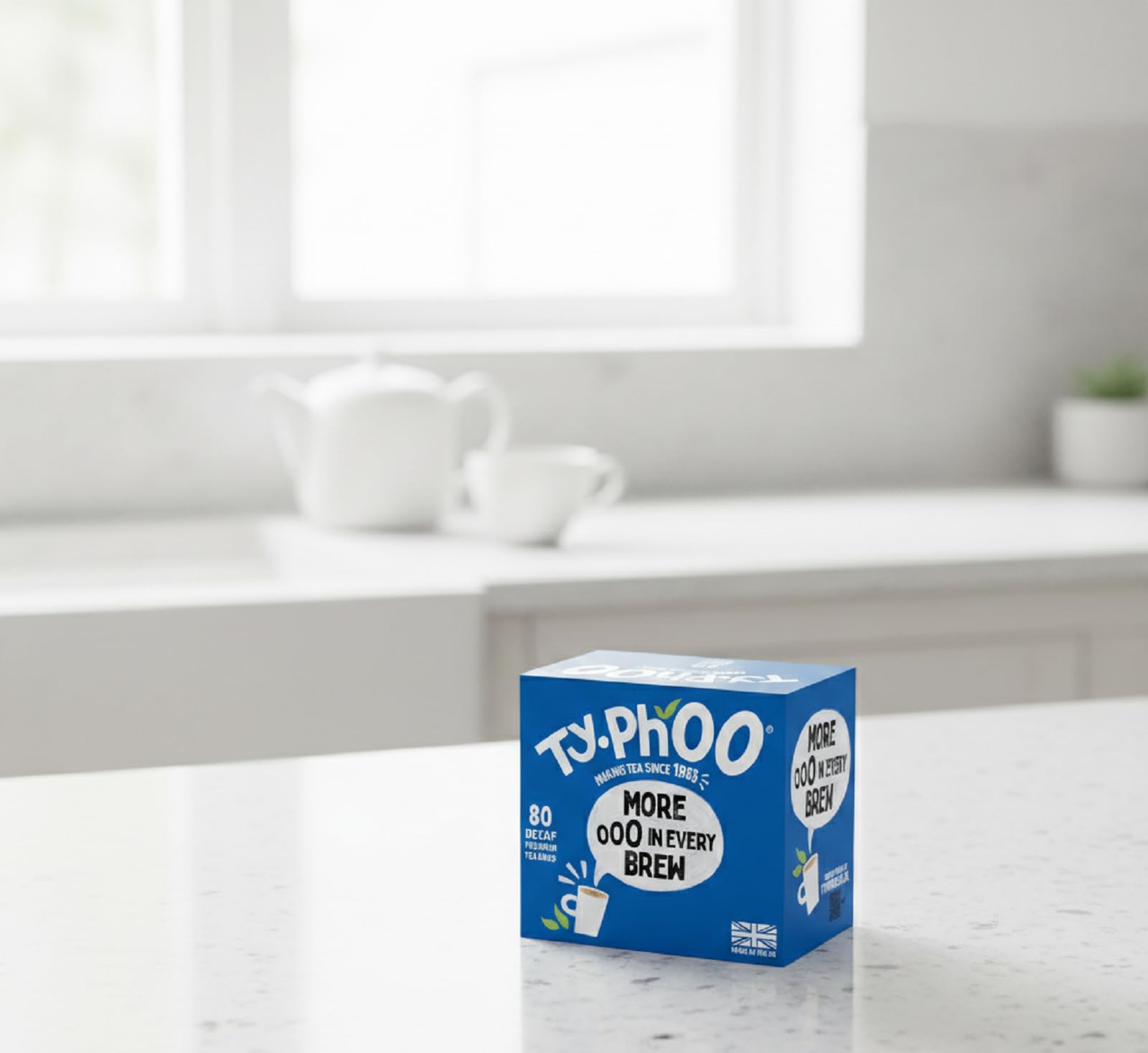 TY.PHOO tea with milk in cup showing smooth taste enhancement