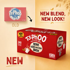 TY.PHOO open carton revealing neatly arranged tea bags for easy access