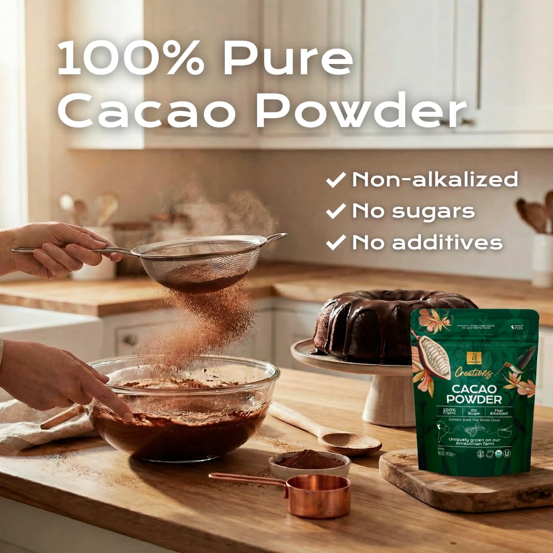 U brand brownies made with cacao illustrating rich chocolate baking benefit
