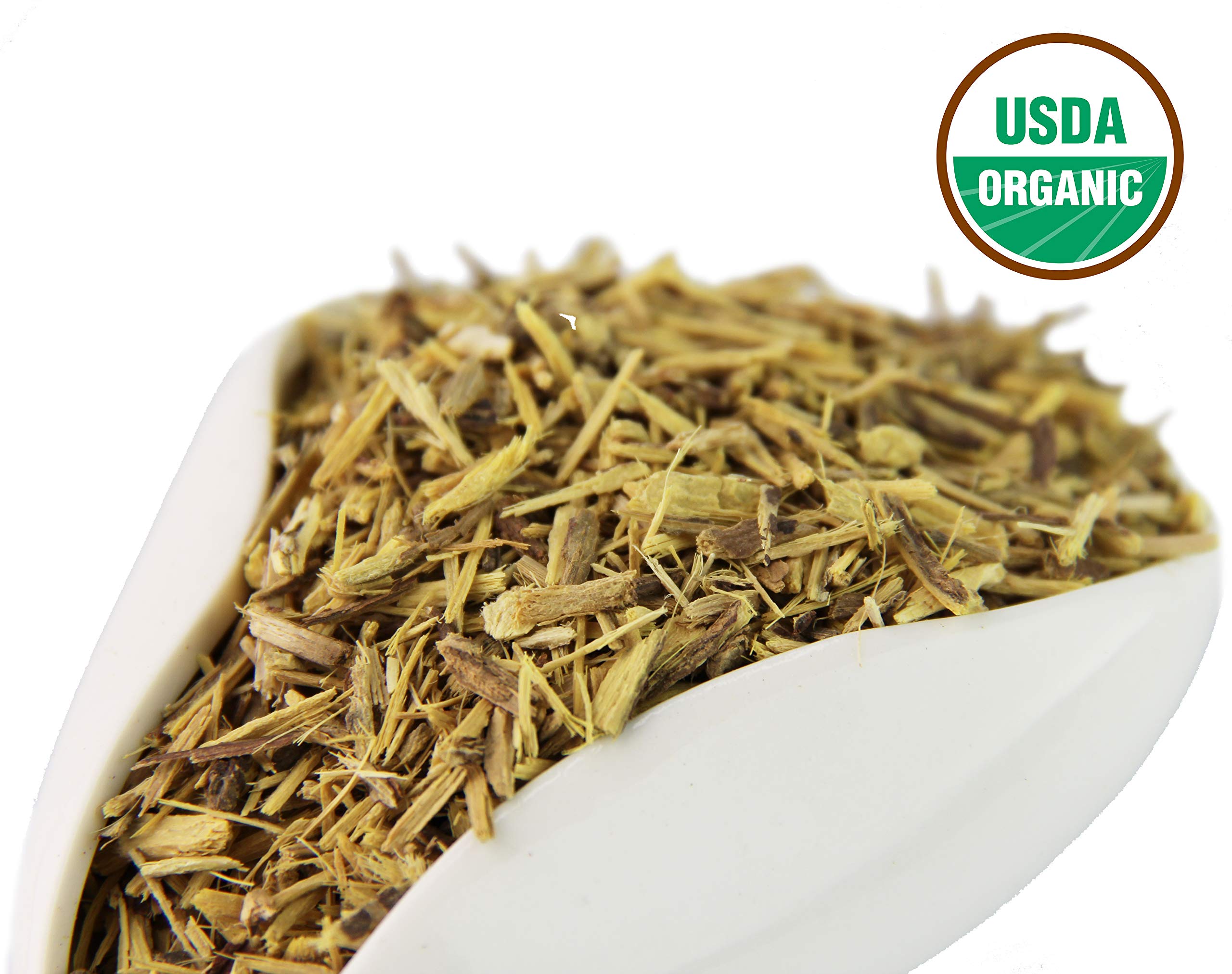 U.S. Wellness Naturals close-up of cut licorice root texture and aromatic detail