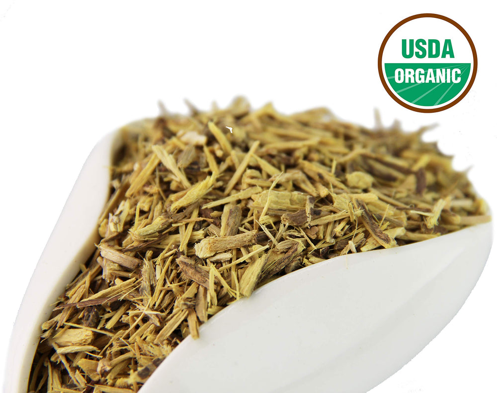U.S. Wellness Naturals close-up of cut licorice root texture and aromatic detail