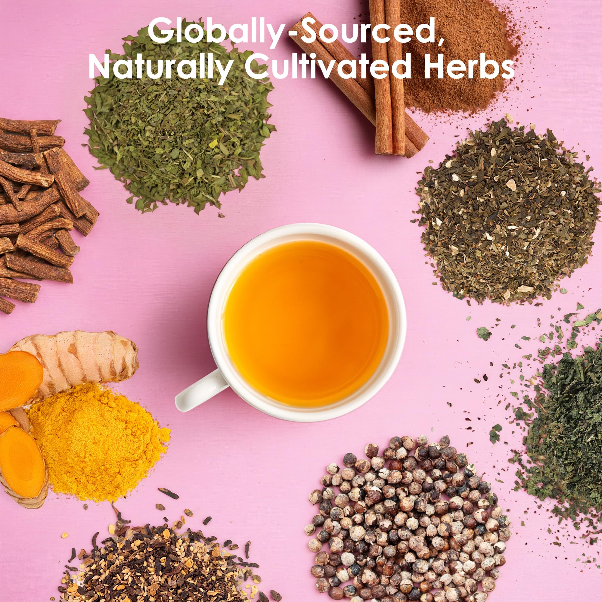 UBEEKOO brewed teacup steaming to support calming daily ritual