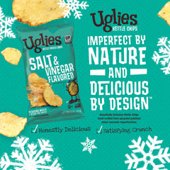 Uglies chips in a lunchbox showing single-serve 2 oz bag convenience for kids and adults
