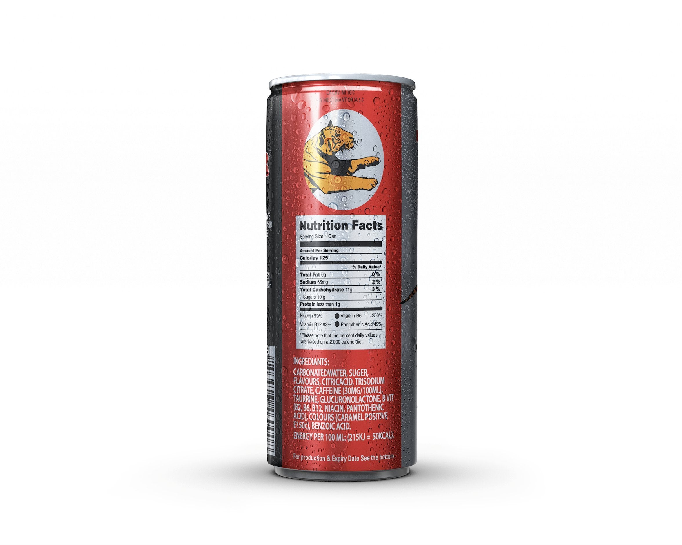 UINCLU Wild Tiger close-up of can top and pull-tab highlighting convenient portability