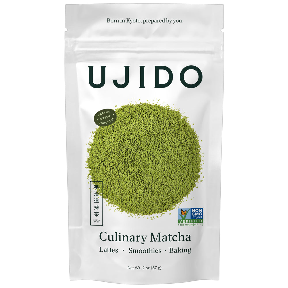 Ujido tin front view showing label and 2 oz serving benefit