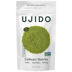 Ujido tin front view showing label and 2 oz serving benefit