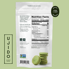 Ujido open tin revealing fine green powder for vibrant color