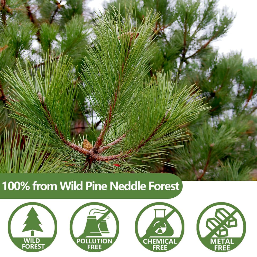ULTHMOK close-up of pine needle texture highlighting natural air-dried quality