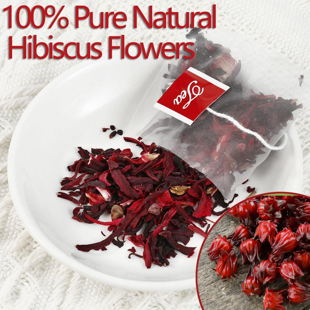 ULTHMOK close-up of dried hibiscus petals showing natural color and texture