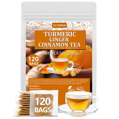 ULTHMOK front packaging showing 120-count tea box and benefit of long supply