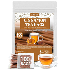 ULTHMOK front packaging showing pure Ceylon cinnamon tea benefits