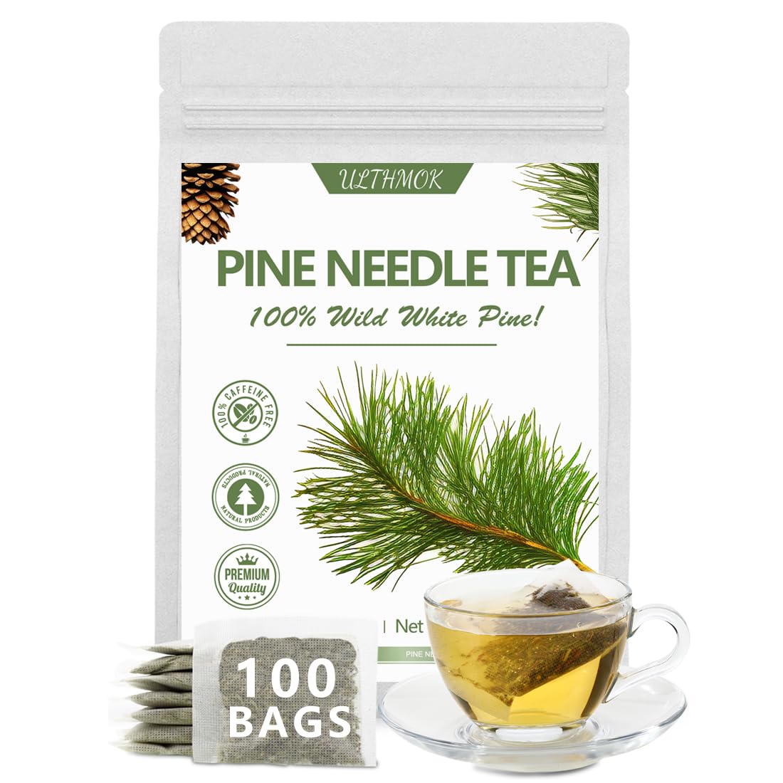 ULTHMOK front packaging showing 100-count box and clean branding for convenience