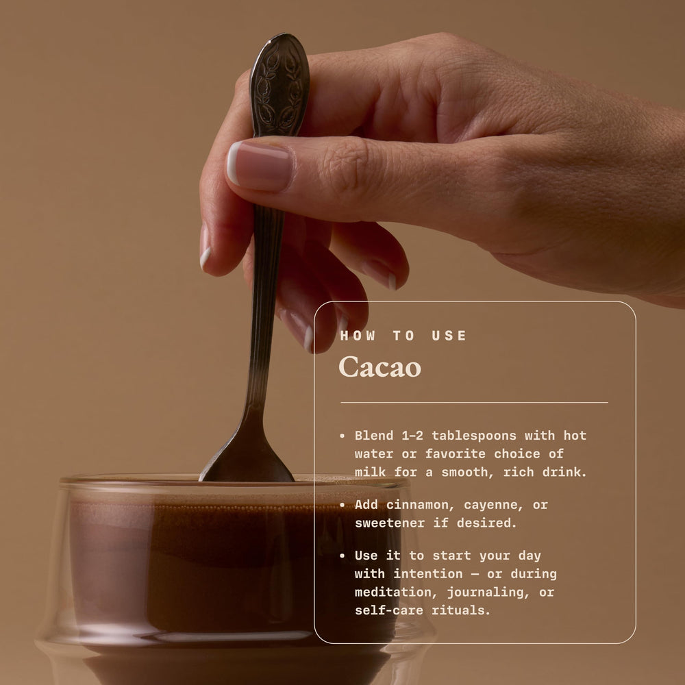 Ultra Life Sport close-up of raw cacao powder highlighting rich antioxidant content