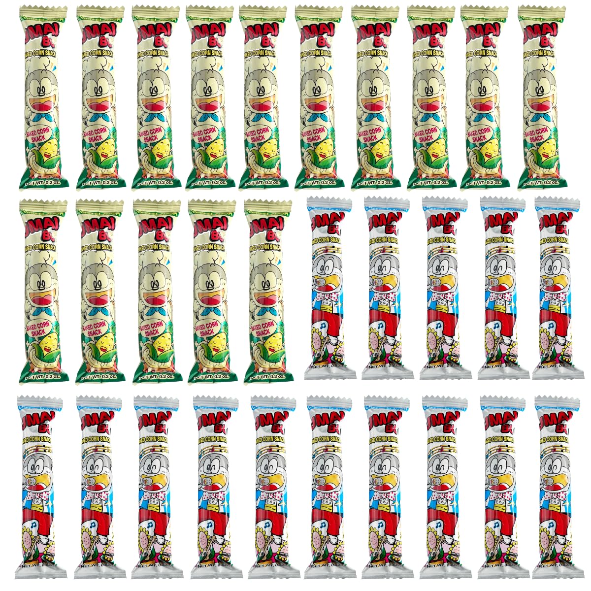 Umaibo front packaging showing 30-count pack and brand convenience