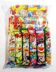 UMAIBO front packaging showing variety pack and clear flavor icons for quick choice