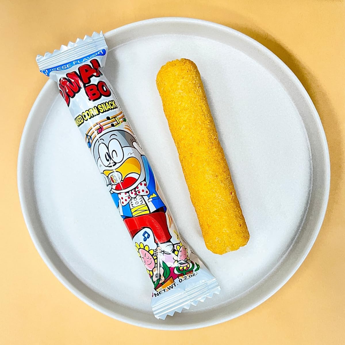 Umaibo in lunchbox demonstrating brand portable snack convenience