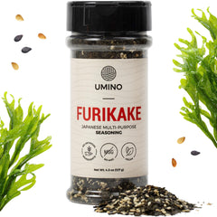Umino front packaging showing jar and label, clear product view and branding benefit