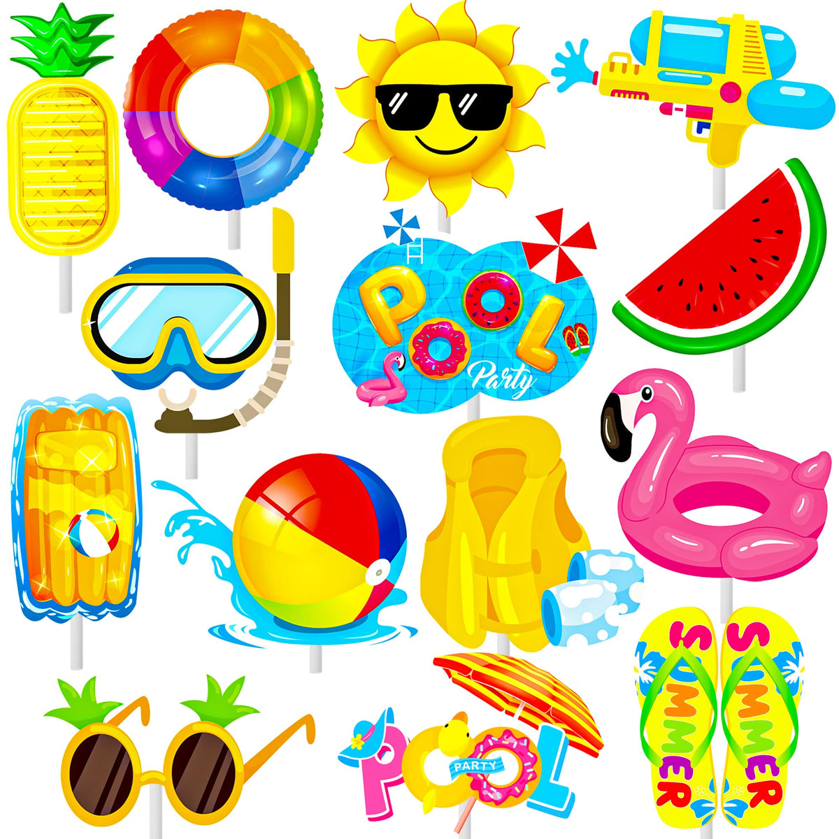 umoni front packaging showing full 36-piece topper set and bright designs