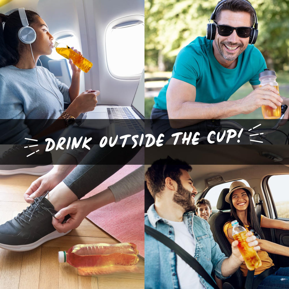 Unbrewed Planet iced tea in a glass with ice illustrating a refreshing unsweetened beverage option