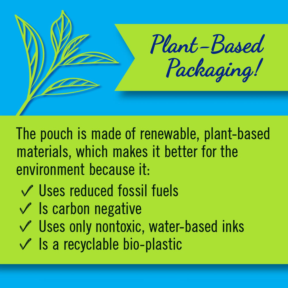 Unbrewed Planet resealable pouch open with stick packs visible for moisture protection benefit