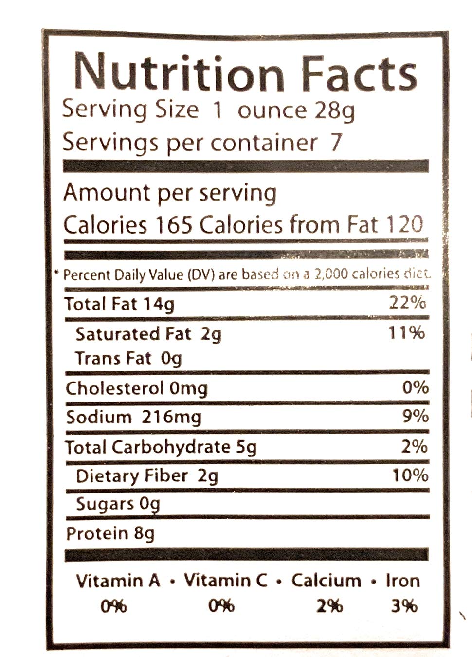 Uncle Bud's peanuts beside a hand showing 7 oz pouch size for portioning