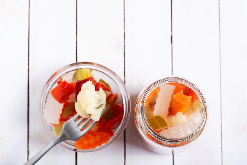 Uncle Giuseppe's giardiniera on an antipasto platter boosting visual appeal and variety