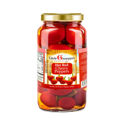 Uncle Giuseppe's jar front label view showing product and ready-to-use benefit