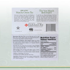 Uncle Lee's individually wrapped tea bag displayed, ensures portable freshness