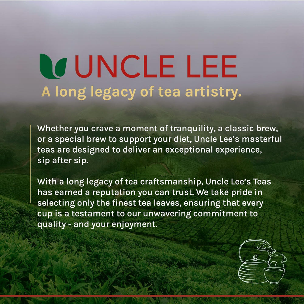 Uncle Lee's packaging label with organic certification and ingredient clarity