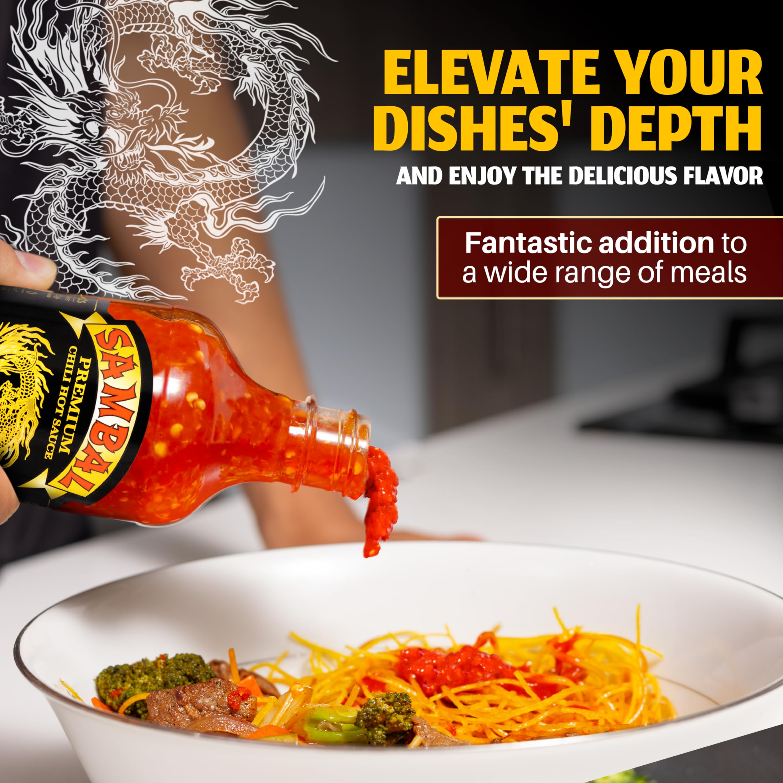 Underwood Ranches drizzle on pizza illustrating bold heat enhancement