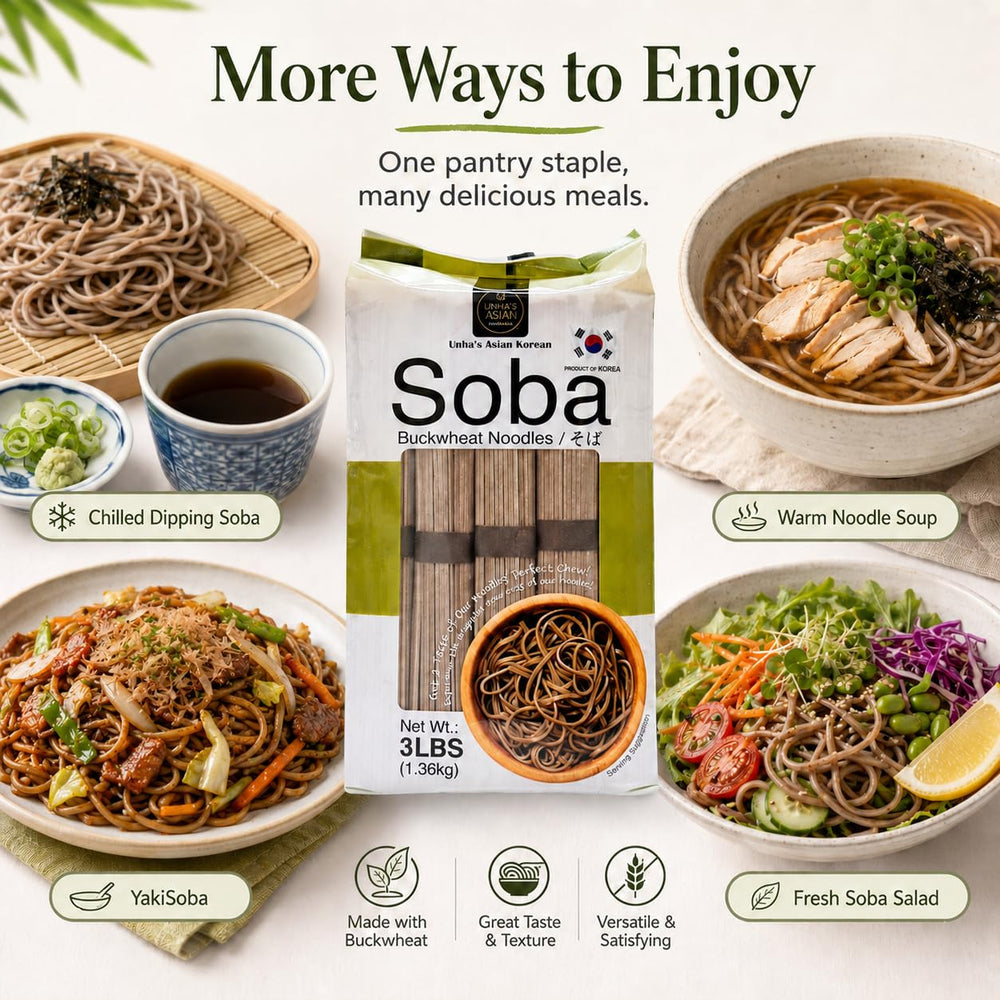 UNHA'S ASIAN SNACK BOX ingredient label close-up confirming simple components