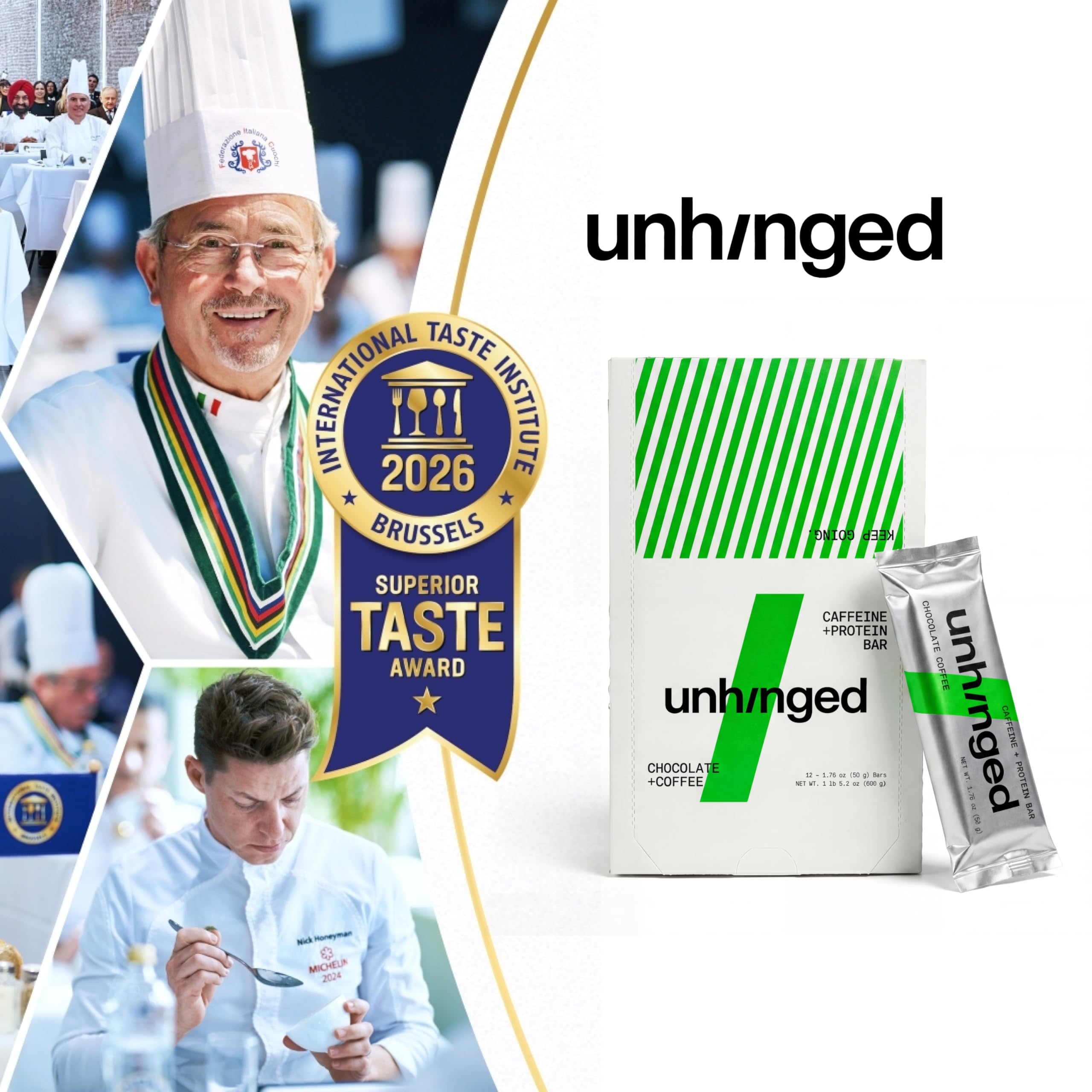 Unhinged twelve-pack box stacked, showing ready-to-eat convenience and stashability