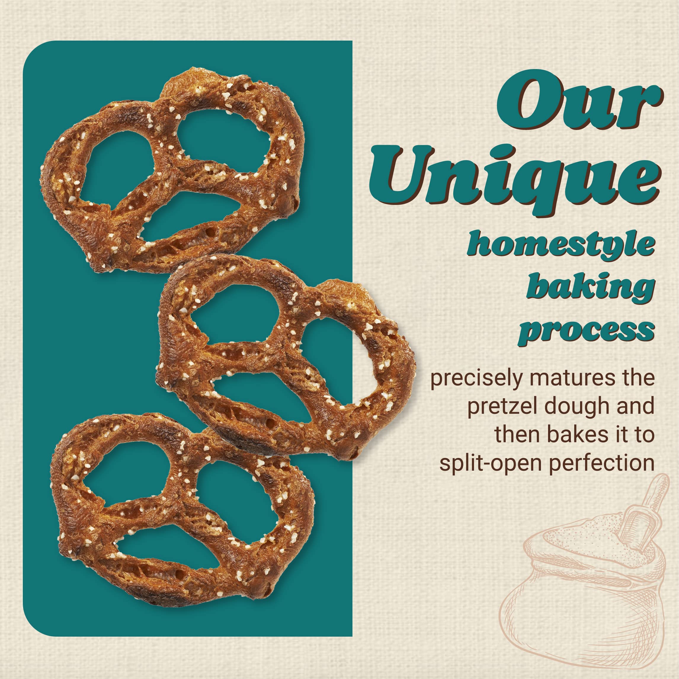 Unique pretzels served in bowl for parties showing shareable snack appeal