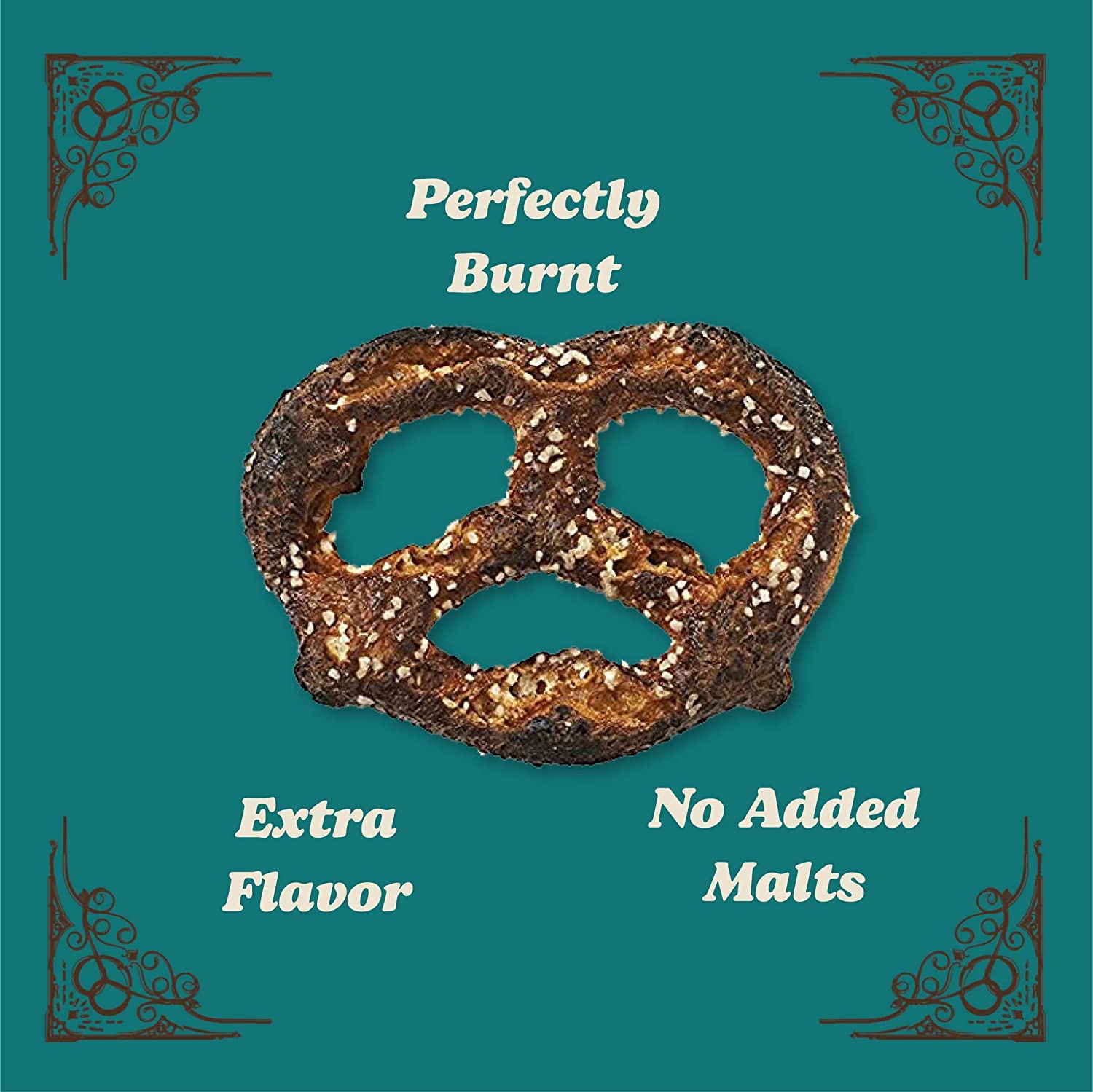 Unique Snacks close-up of split-top pretzel texture for intense crunch