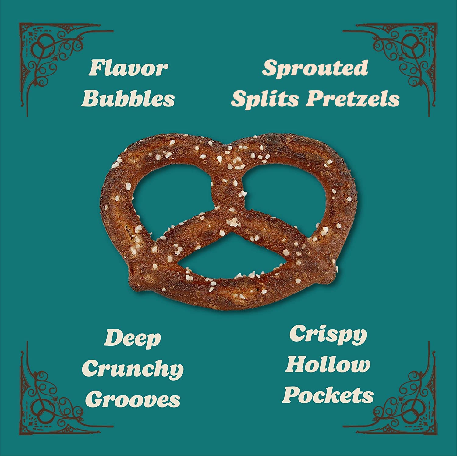 Unique Snacks pretzels in a bowl at a party illustrating shareable convenience
