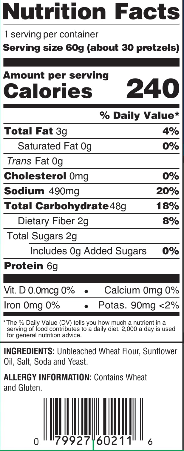 Unique Snacks bag held in hand displaying size and convenient single-serve benefit