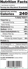 Unique Snacks bag held in hand displaying size and convenient single-serve benefit